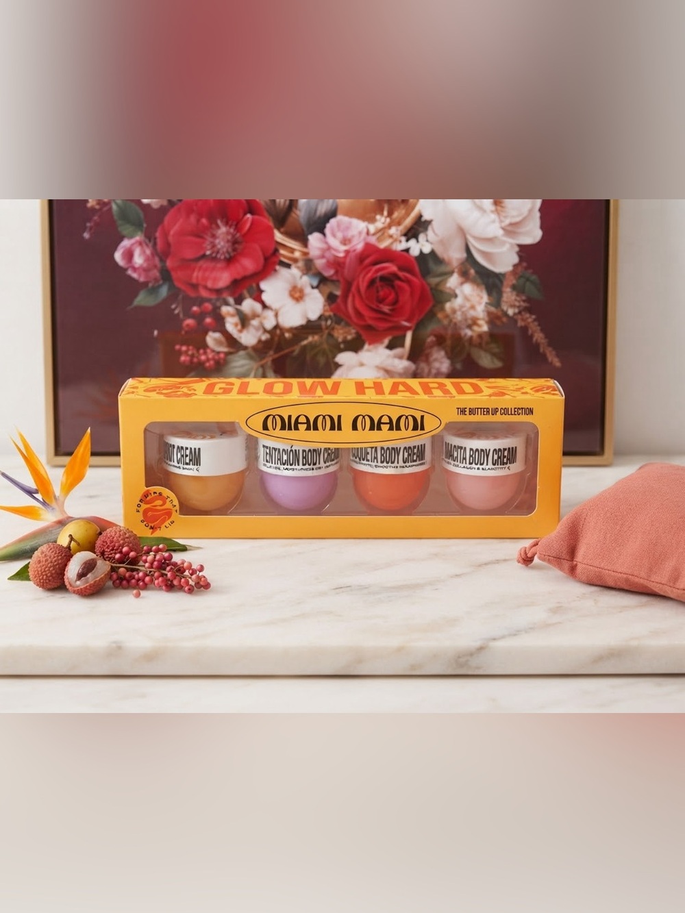 Miami Mami Glow Hard Butter Up Collection Body Cream Set